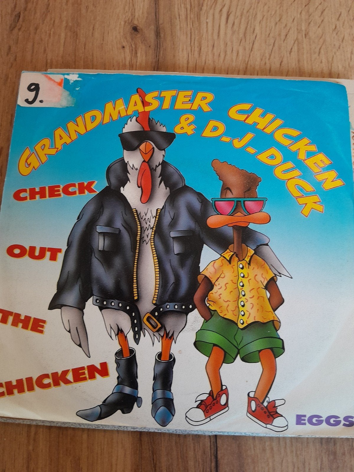 grandmaster chicken 7 inch check out the chicken, Ophalen of Verzenden, Zo goed als nieuw, Pop