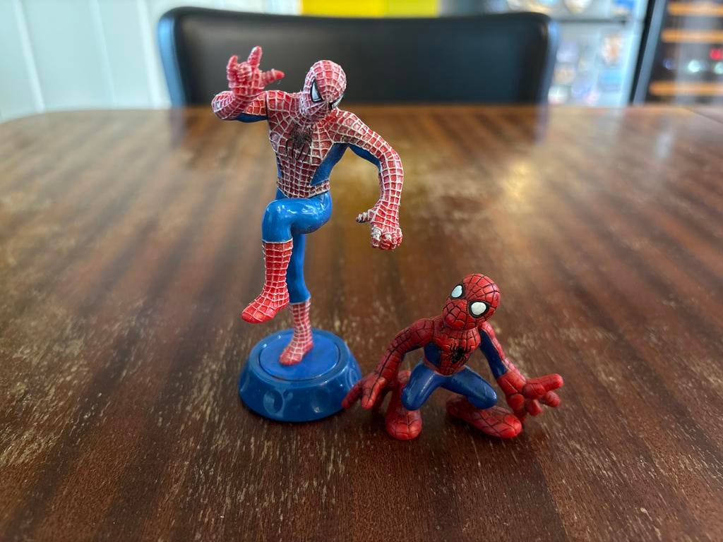 Spiderman actiefiguren set - 2 stuks, Ophalen of Verzenden, Gebruikt