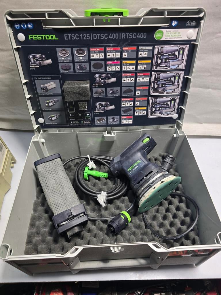 Festool ETS 125 REQ Excenterschuurmachine - 250W - 125mm, Ophalen of Verzenden, Festool, N.v.t, N.v.t