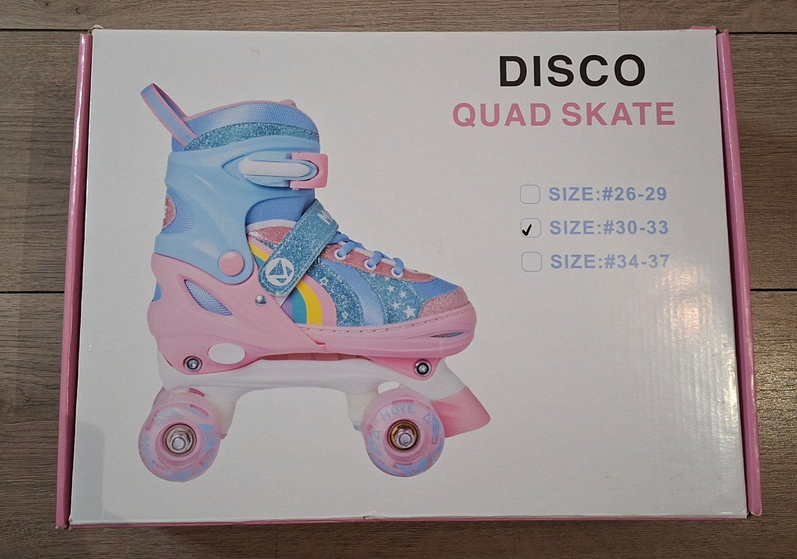 rolschaatsen met licht  maat 30-33, Kinderen en Baby's, Speelgoed | Buiten | Rolschaatsen, Ophalen of Verzenden, Zo goed als nieuw