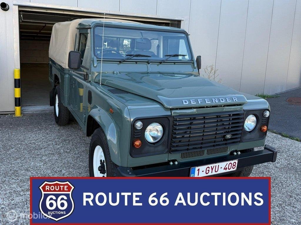 Land Rover Defender 110 HCPU | 2016 | Route 66 Auctions, Auto's, Gebruikt, Overige carrosserieën, Zwart, Handgeschakeld
