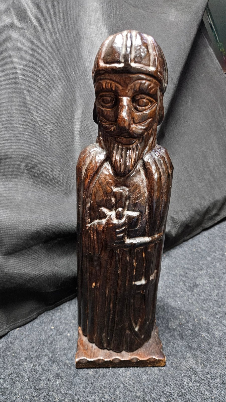 Vintage Spaanse Flessenhouder Monnik met Siglo Rioja 1971, Antiek en Kunst, Ophalen