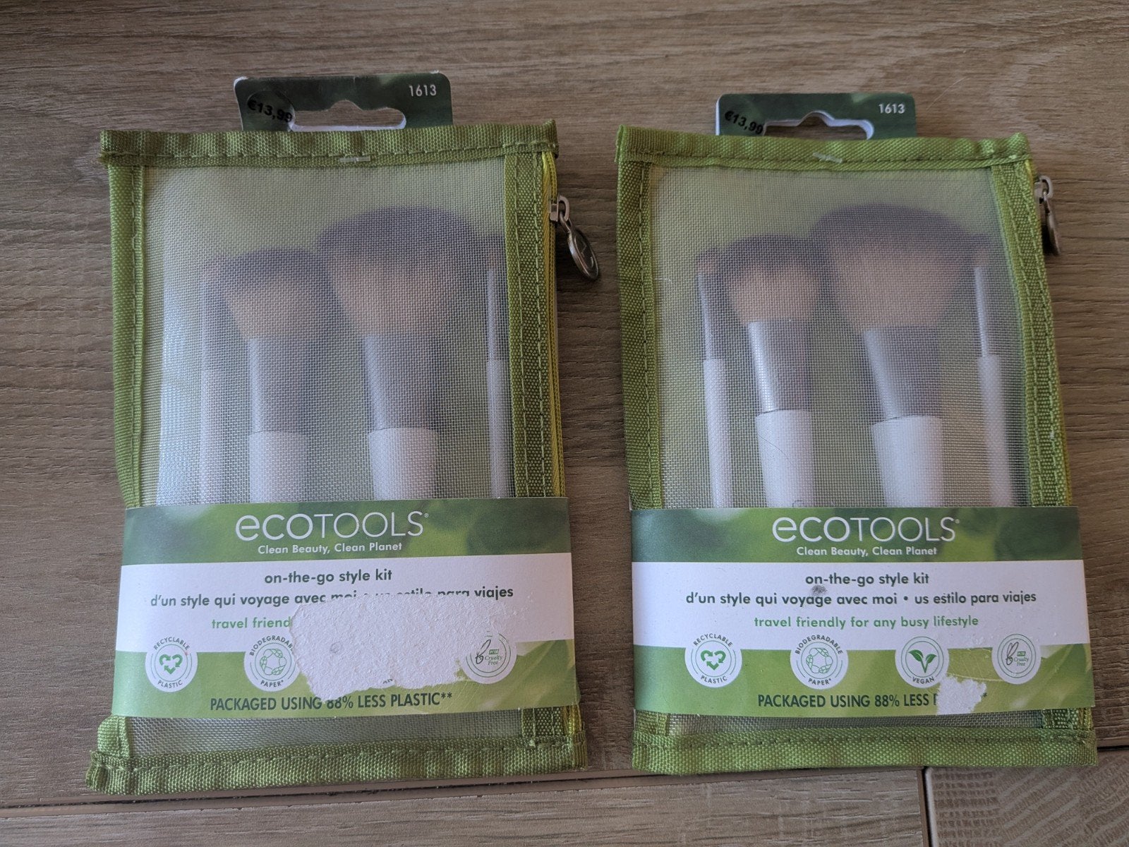 Kwastenset van ecotools (2 x 4 stuks) nieuw, Ophalen of Verzenden, Nieuw