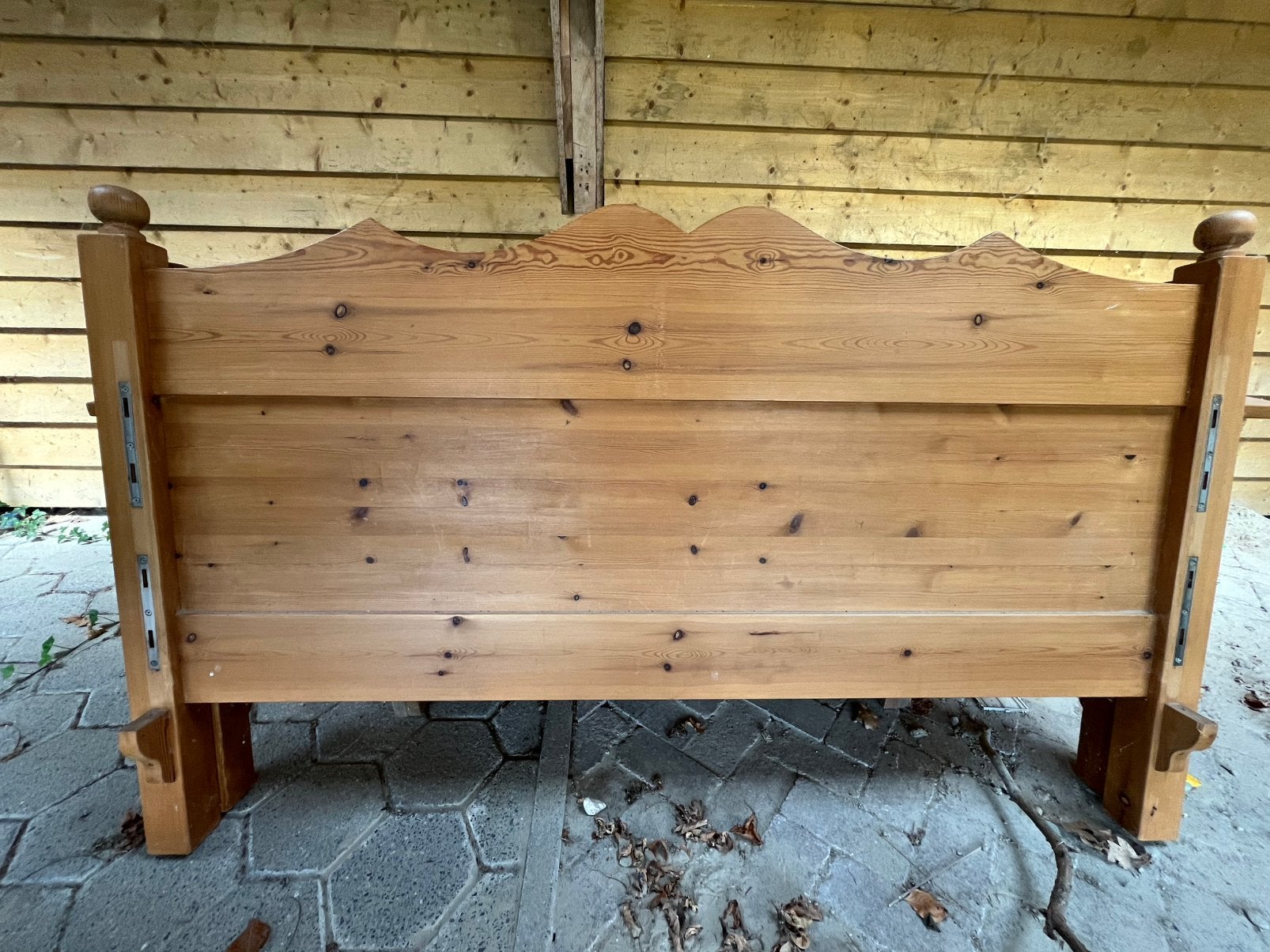 Bed, handgemaakt, Ophalen, Gebruikt, 210 cm, Tweepersoons