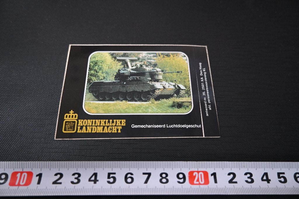 sticker Leger Koninklijke Landmacht LL1854, Verzamelen, Stickers, Ophalen of Verzenden, Zo goed als nieuw