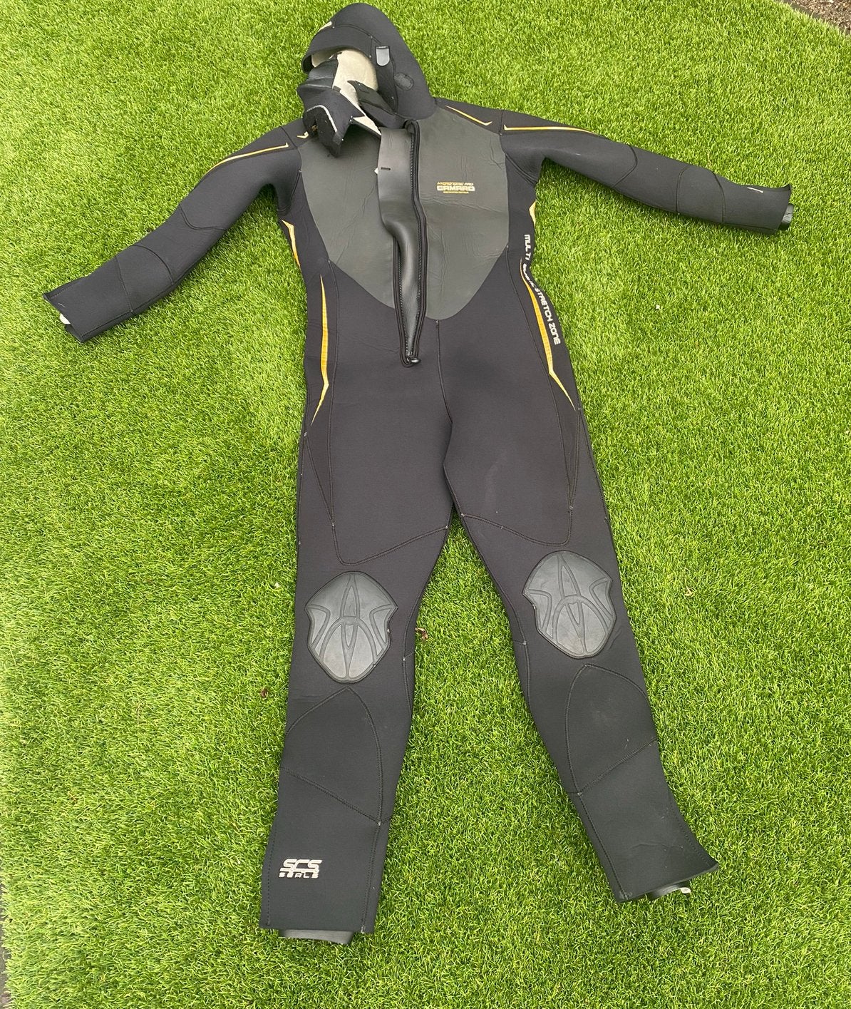 Duikpak Camaro Hydronomic Pro 7mm met hood., Watersport en Boten, Ophalen of Verzenden, Zo goed als nieuw, Duikpak