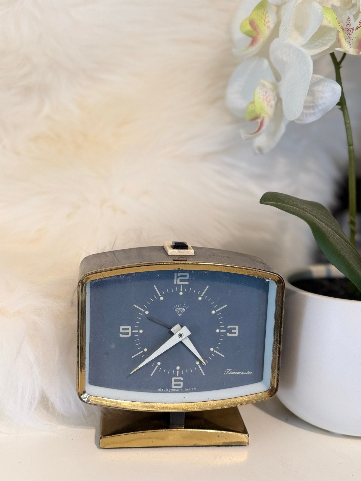Vintage Timemaster Wekker - Jaren '60 Design, Antiek en Kunst, Ophalen of Verzenden