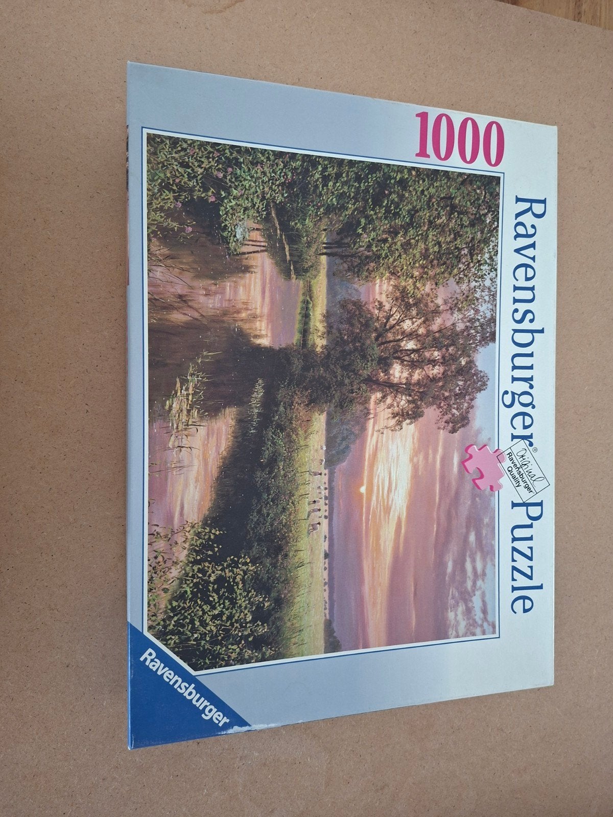 Ravensburger Legpuzzel 1000 stukjes - Zonsondergang, Ophalen, 500 t/m 1500 stukjes, Zo goed als nieuw, Legpuzzel