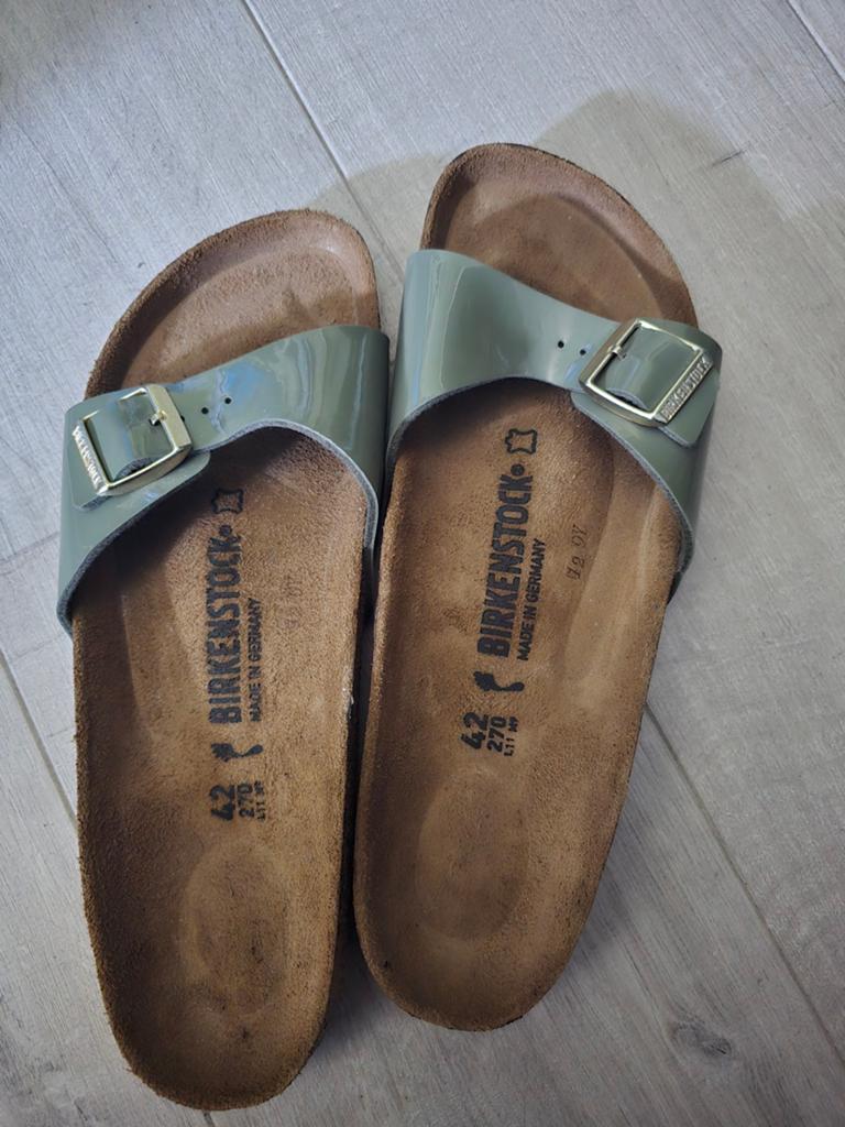 Birkenstock maat 42, Slippers, Nieuw, Ophalen of Verzenden, Groen