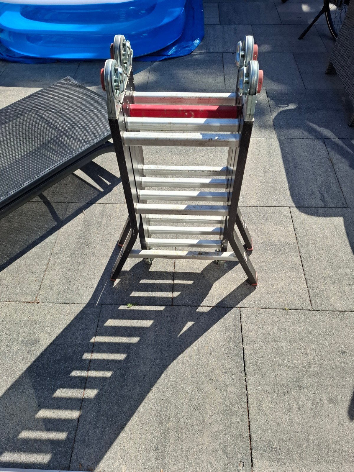 Altrex Varitrex Profi vouwladder met 4x3 sporten., Ophalen of Verzenden, 4 meter of meer