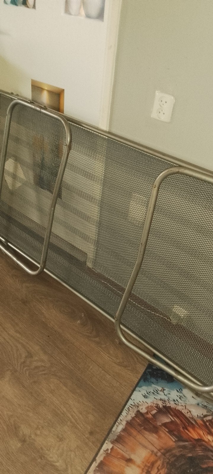 Opklapbed met spiraalbodem - ijzeren frame, Ophalen, Gebruikt, Klassiek, functioneel, Overige maten