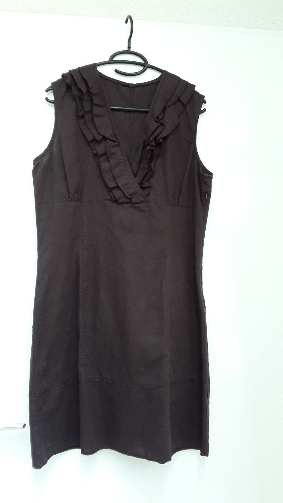 Nieuwe donkerbruine jurk, maat 42, Kleding | Dames, Jurken, Ophalen of Verzenden, Nieuw, Bruin