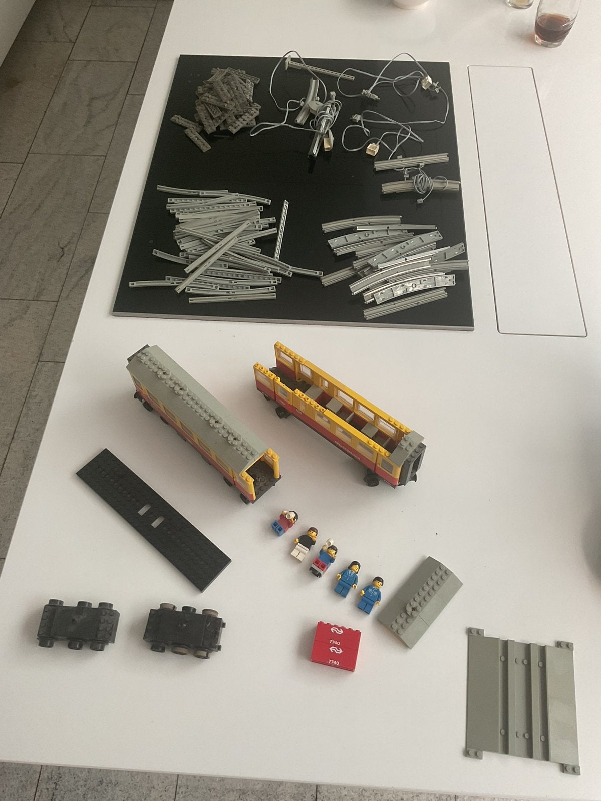 Lego 12 volt trein motor wagons rails geleiders kabels etc, Kinderen en Baby's, Speelgoed | Duplo en Lego, Ophalen, Gebruikt, Lego