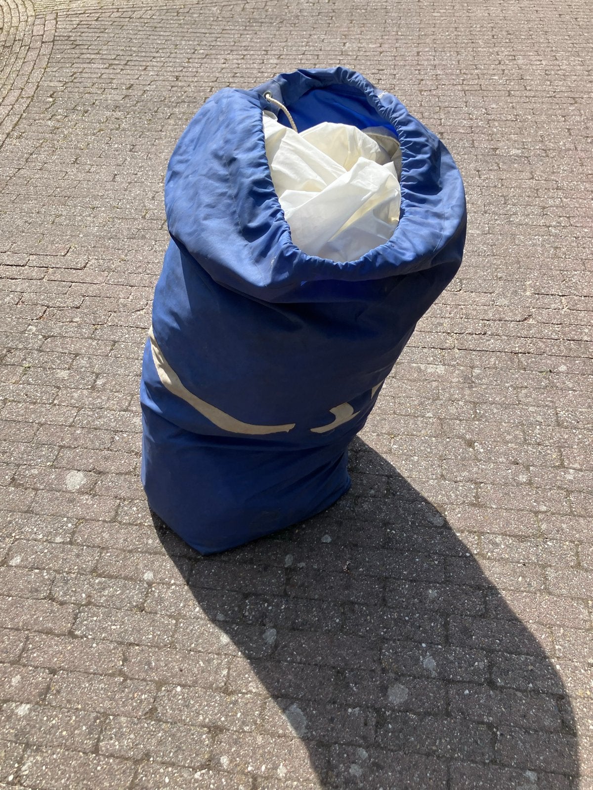 Gebruikte witte zeilen in zeiltas, Ophalen, Gebruikt, Overige typen
