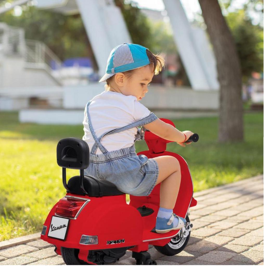 Vespa Elektrische Kinderscooter 12V - Rood, Ophalen, Zo goed als nieuw, Overige typen