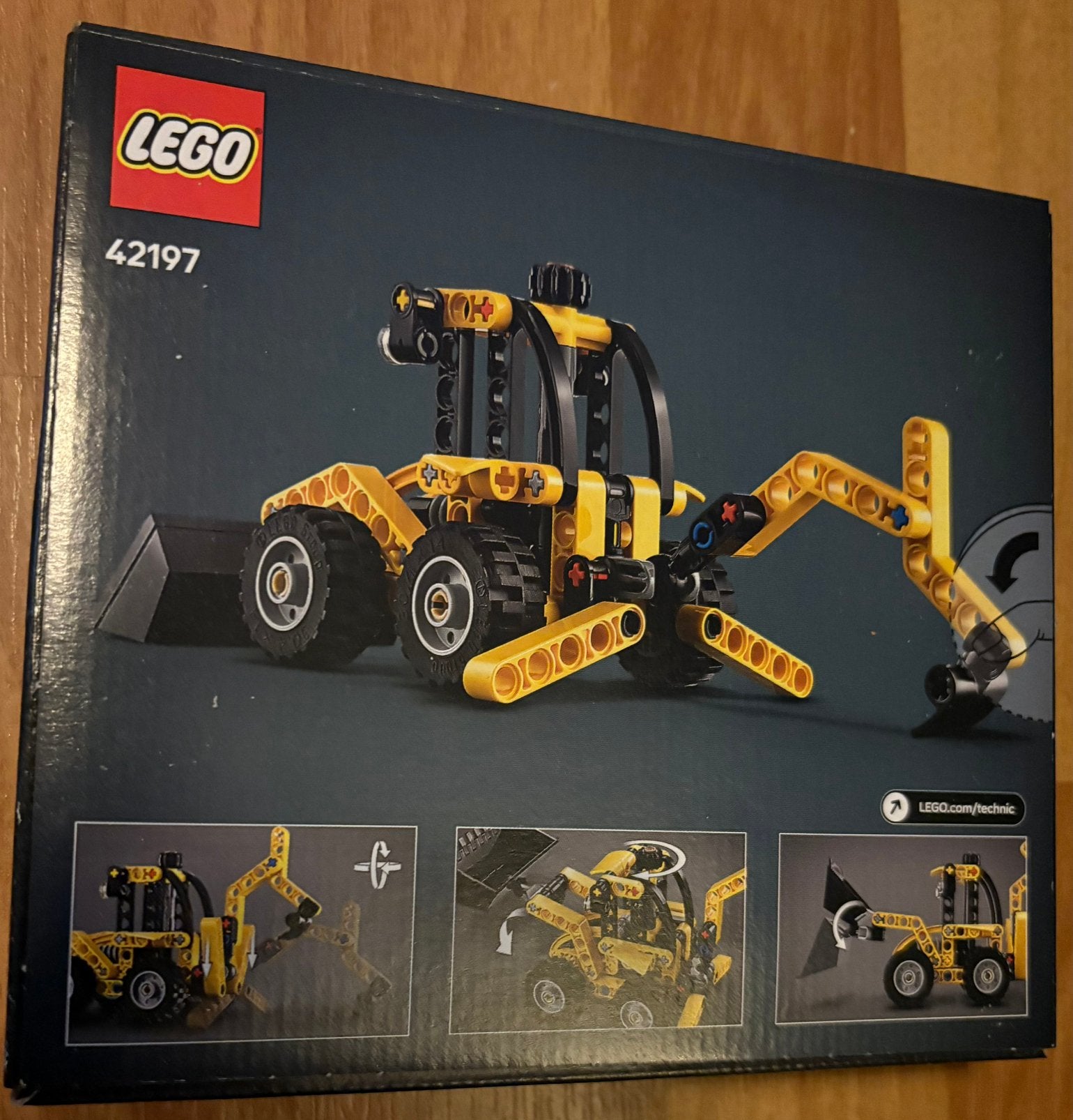 Foto 3 van Nieuw - Lego Technic Graafmachine 42197, 104 stukjes