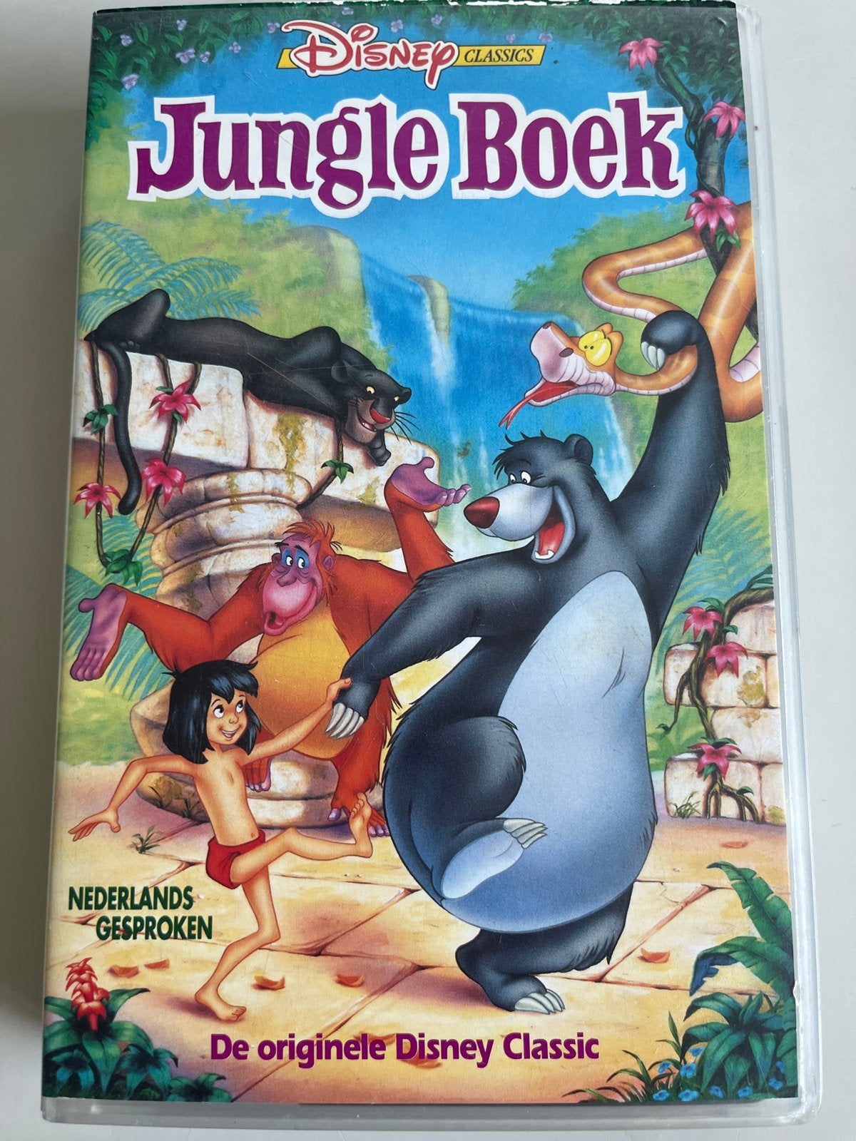 Disney Classics: Jungle Boek (VHS) - Nederlands Gesproken, Gebruikt, Alle leeftijden, Familie, Film