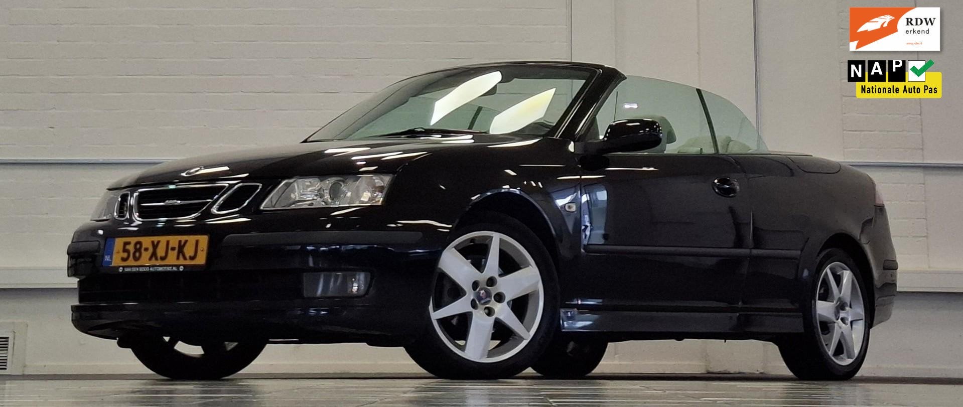 Saab 9-3 Cabrio 1.8t Vector A/T Leder Navi PDC 100% Onderhou, 1998 cc, Gebruikt, Beige, 4 cilinders