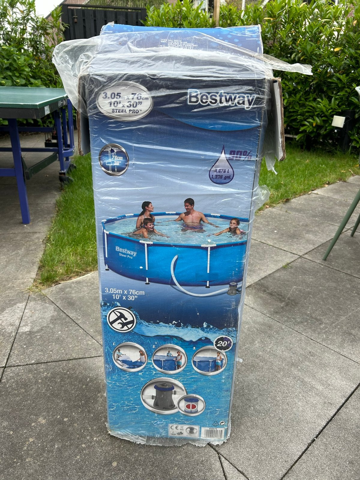 Bestway zwembad buizen en frame onderdelen (3.05m x 76cm), Ophalen, Gebruikt, Minder dan 80 cm, Rond