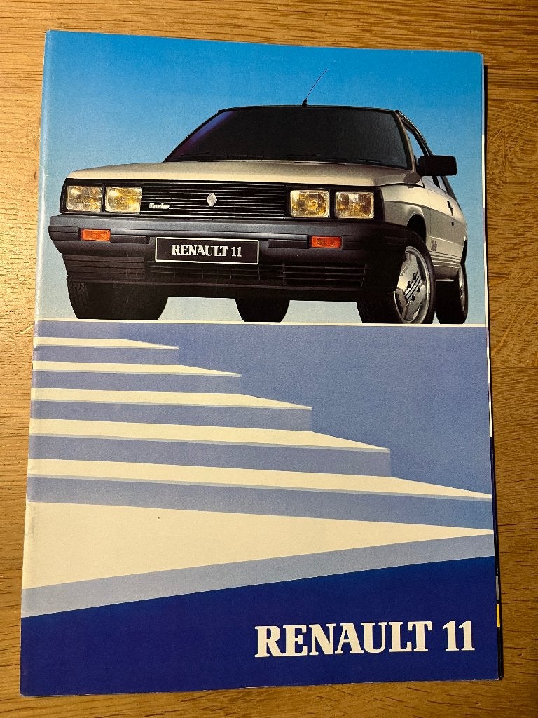 Autofolder/Brochure Renault 11 1985, Ophalen of Verzenden, Nieuw, Renault