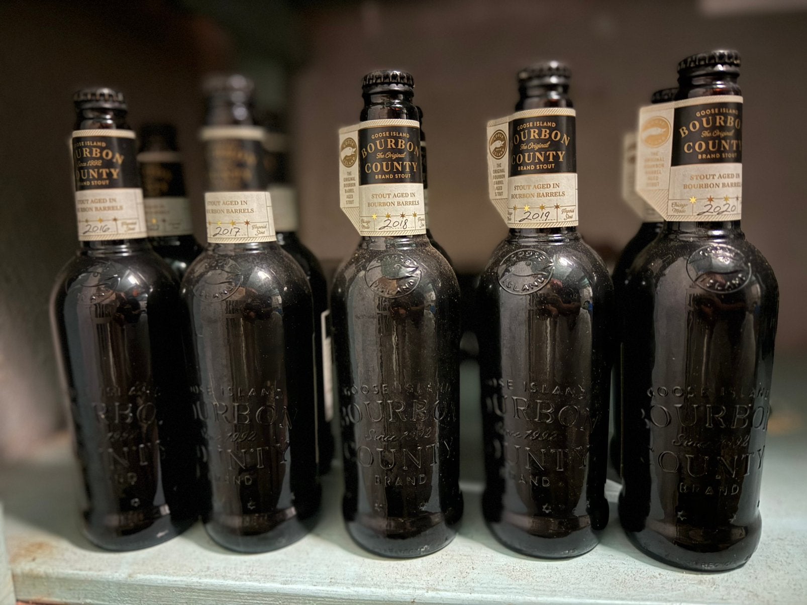 Bourbon County Brand Stout 2015-2024, Verzamelen, Ophalen of Verzenden, Nieuw, Flesje(s), Brand