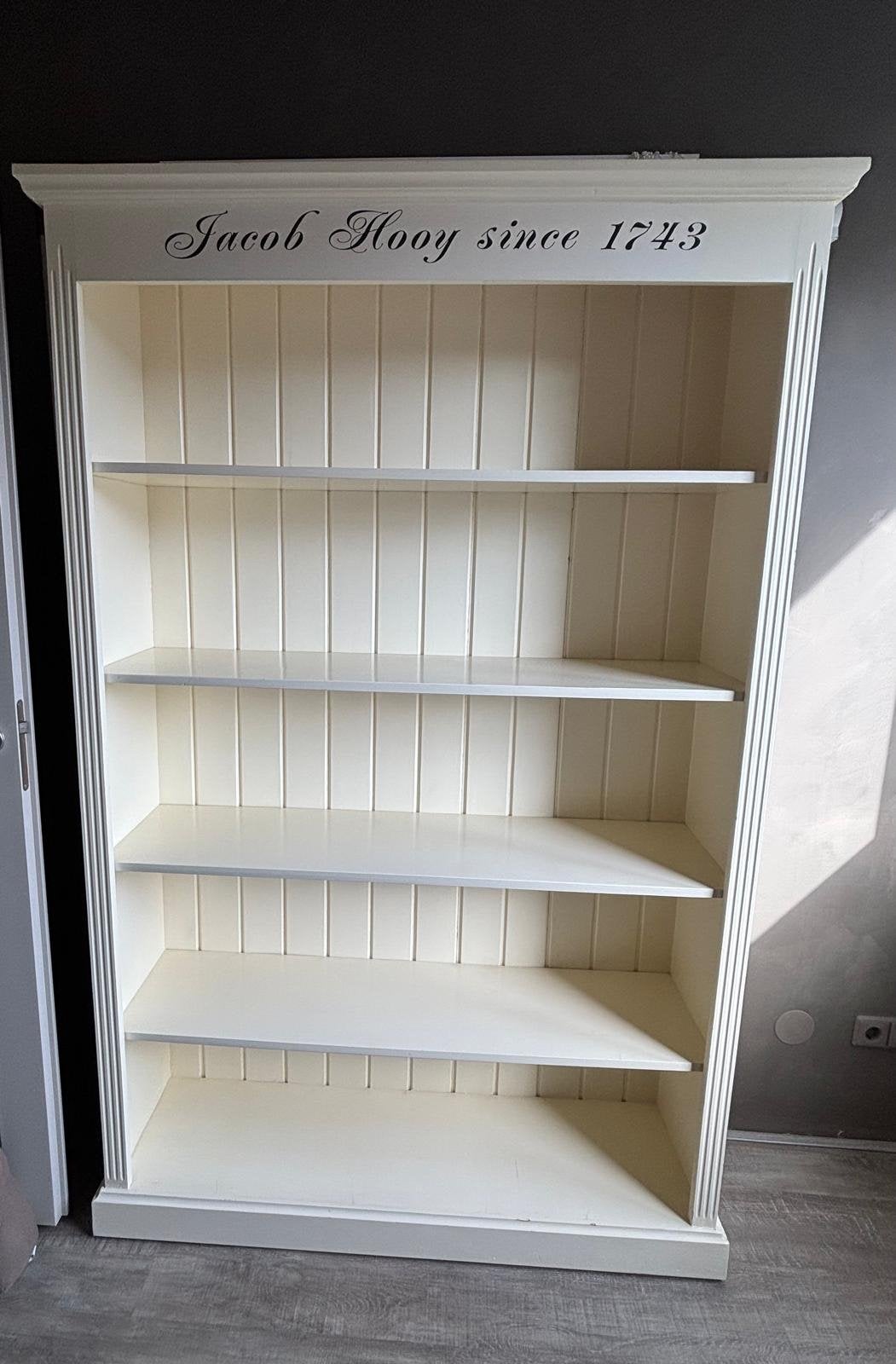 2 Landelijke kasten Jacob Hooij gebroken wit, Ophalen, Met plank(en), Gebruikt, 100 tot 150 cm