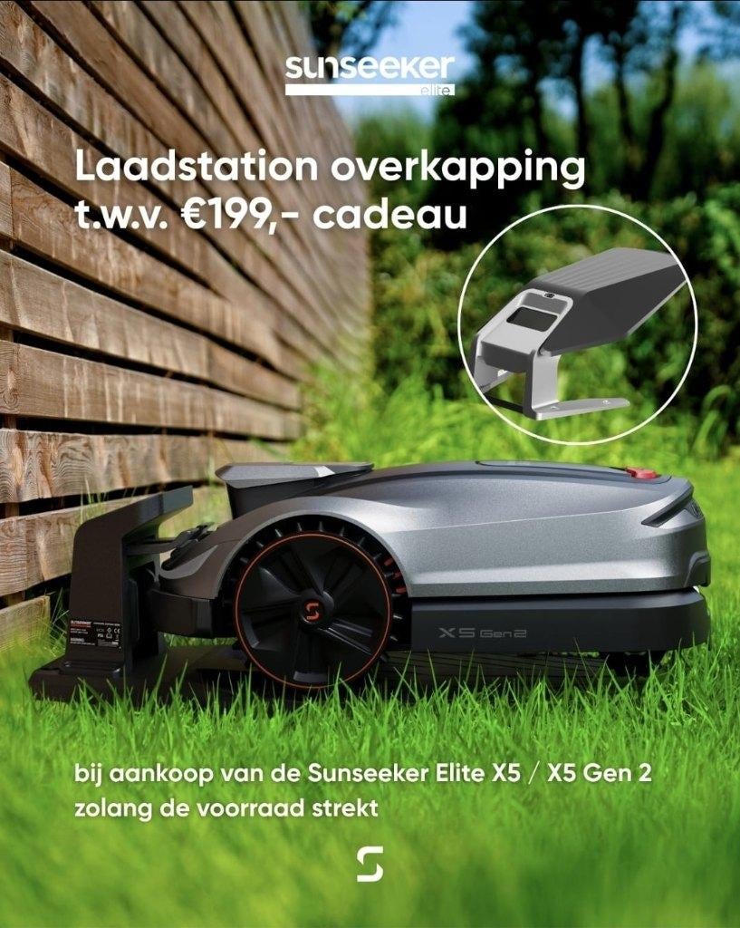 Sunseeker X5 Robotmaaier!, Sunseeker, Nieuw, Ophalen of Verzenden, Met regensensor
