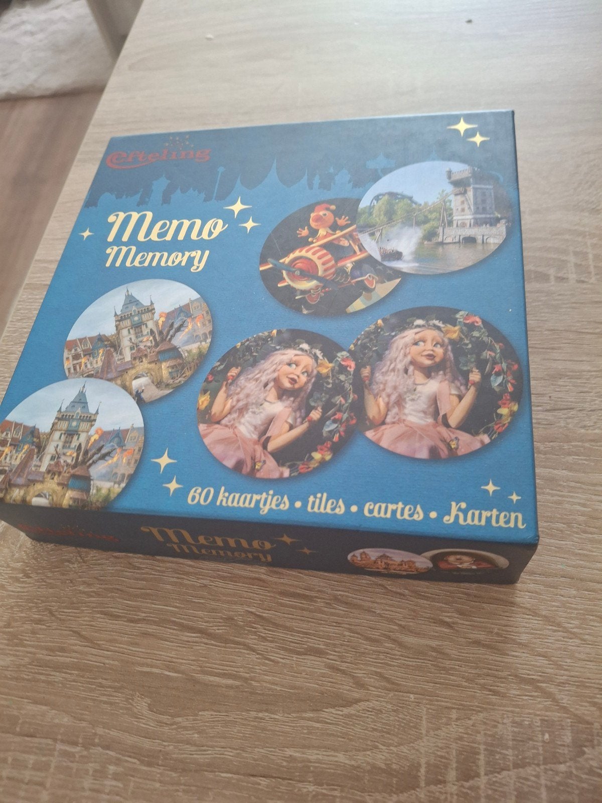 Efteling memo, Hobby en Vrije tijd, Gezelschapsspellen | Kaartspellen, Vijf spelers of meer, Ophalen of Verzenden, Zo goed als nieuw