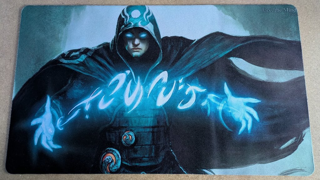 MTG Playmat Jace Beleren, Ophalen of Verzenden, Zo goed als nieuw