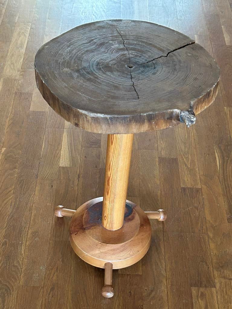 Bijzettafel hout, Ophalen, Gebruikt, Hout