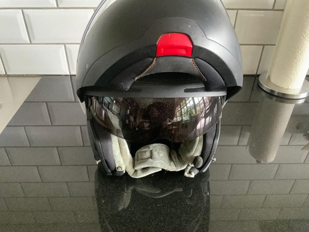 Motorhelm Schubert Pro 4 met SC1 communicatie, Systeemhelm, Heren, XL, Tweedehands