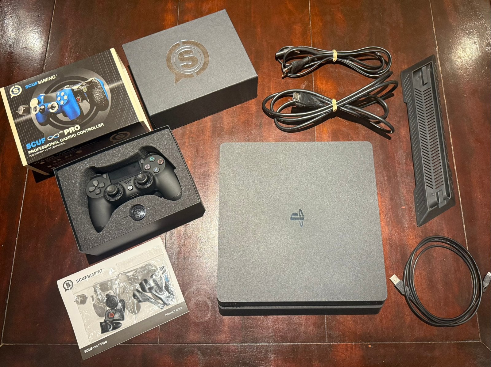 PS4 Slim 500GB | SCUF Infinity 4PS Pro Controller | Spellen, Verzenden, Zo goed als nieuw, Met 1 controller, Slim