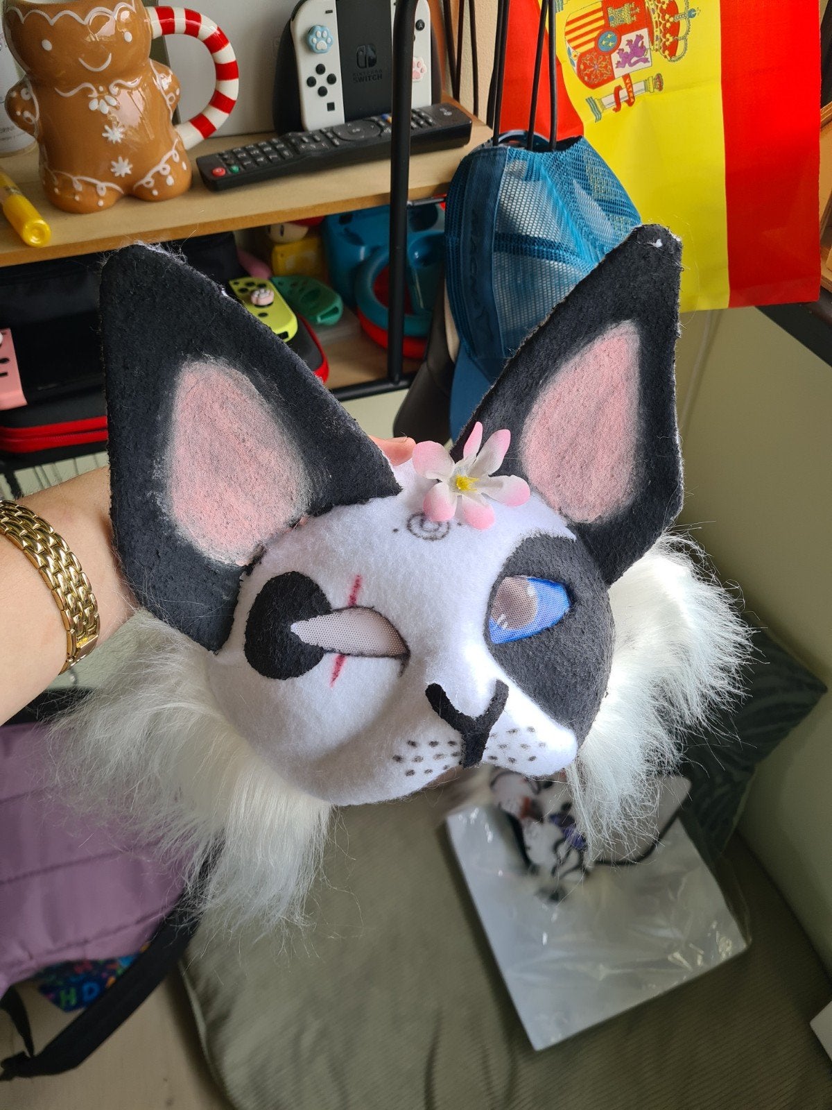 Therian masker kat, Ophalen of Verzenden, Nieuw