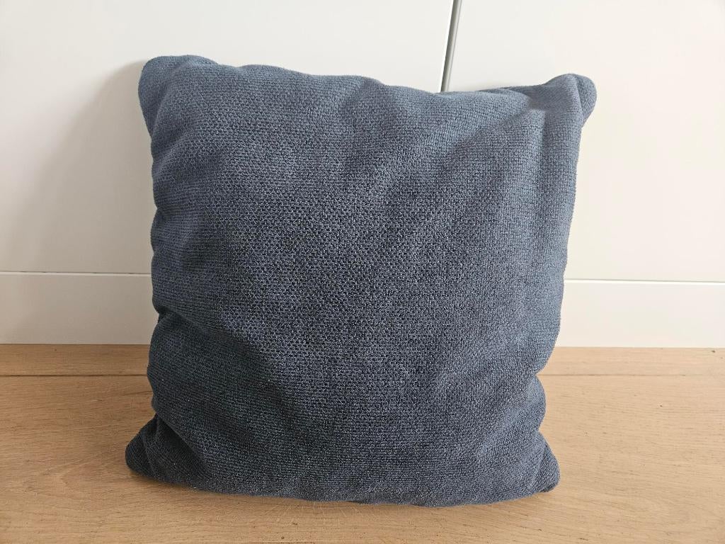 Kussentje Montel, Ophalen of Verzenden, Gebruikt, Blauw, Vierkant