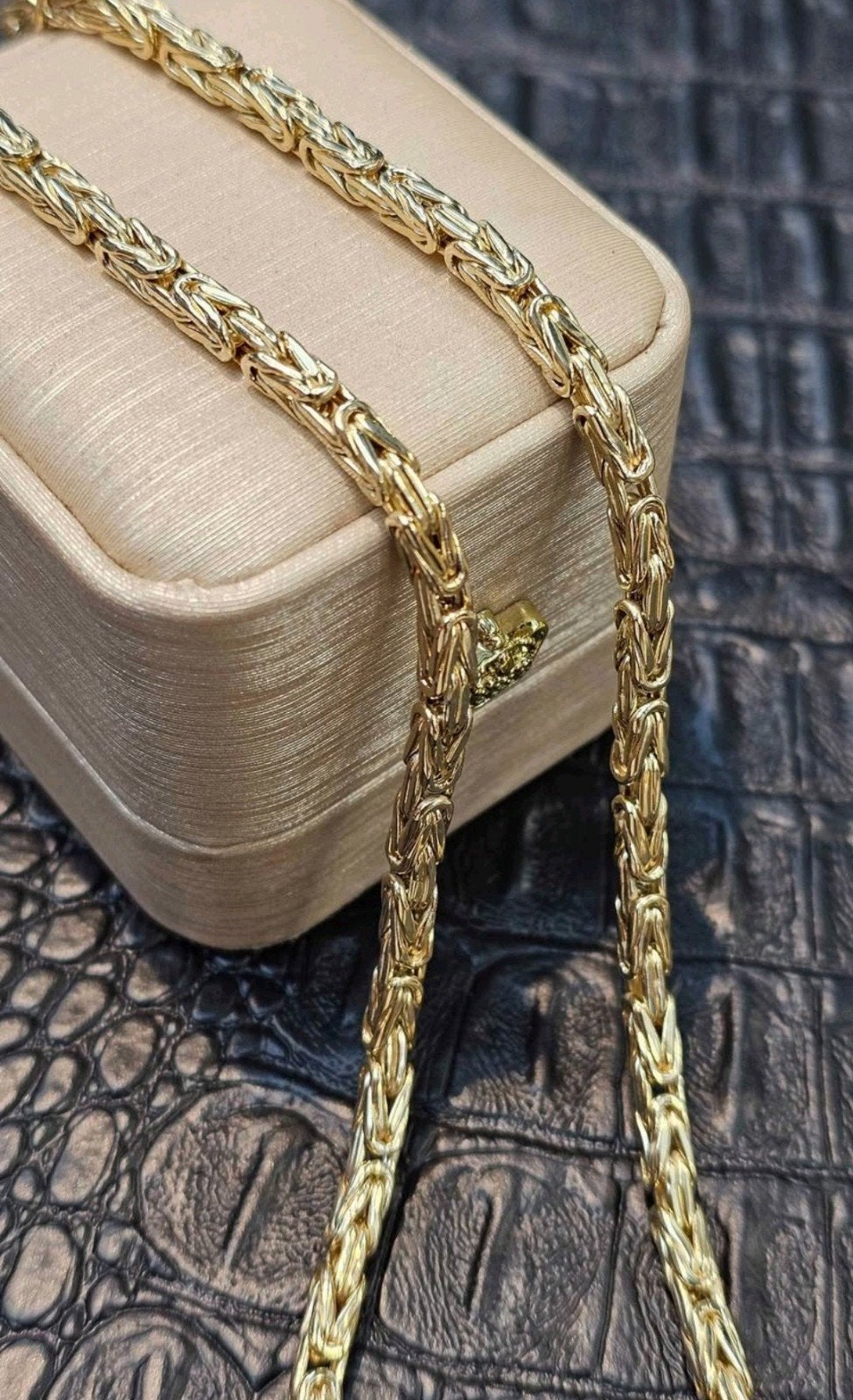 Prachtige 14k gouden Koningsketting 65cm  17.5 gram, Sieraden, Tassen en Uiterlijk, Kettingen, Ophalen of Verzenden, Nieuw, Goud