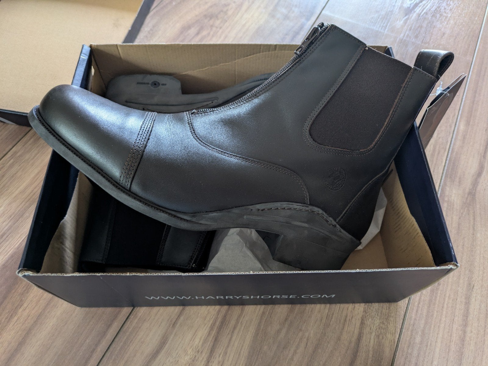 Nieuwe leren Jodphurs 46 bruin harry's horse rits zipper, Ophalen of Verzenden, Nieuw, Dames, Schoeisel