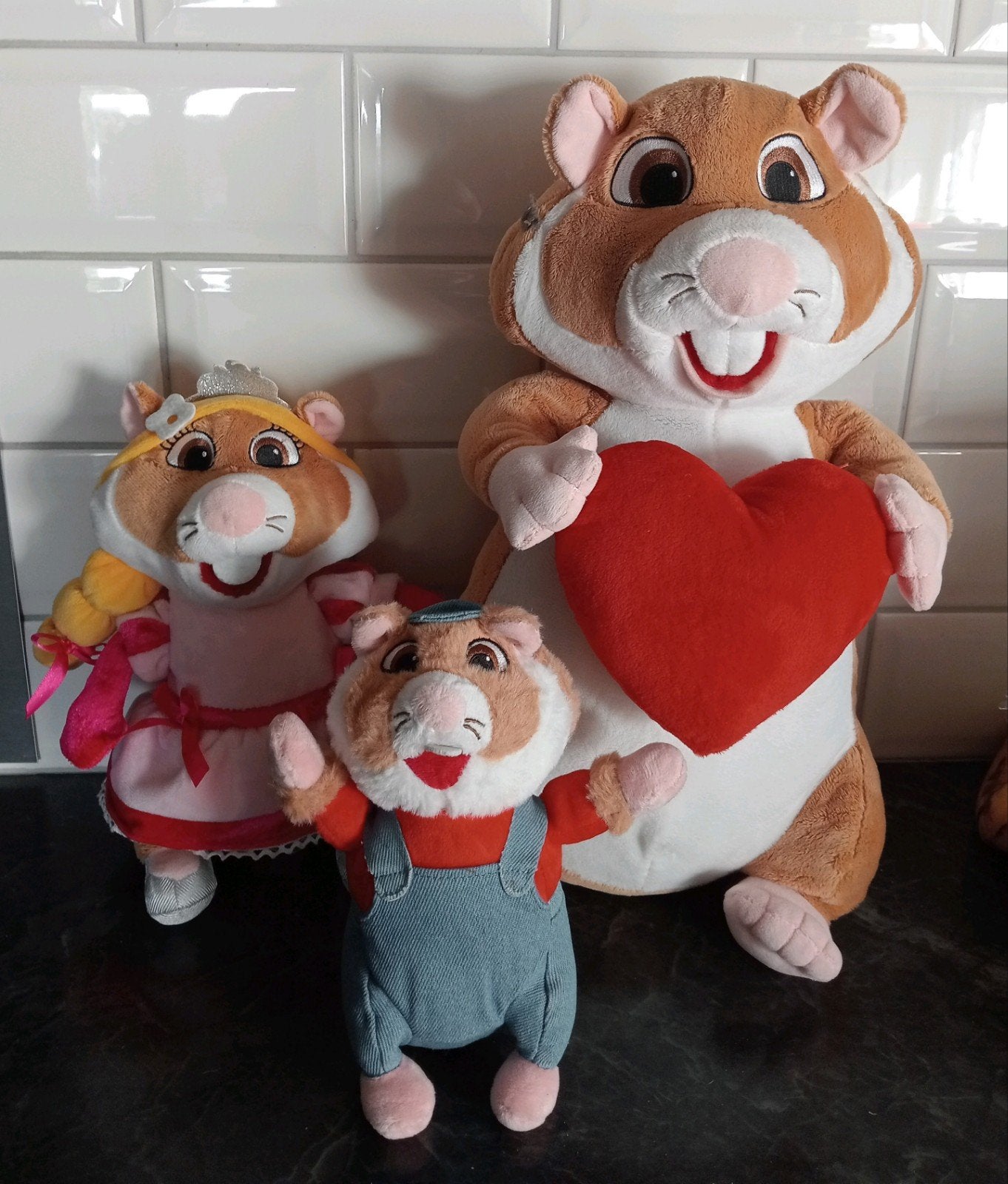 3 x ah hamsters 40cm + 25cm + 20cm groot, Verzamelen, Ophalen, Zo goed als nieuw, Reclamebord