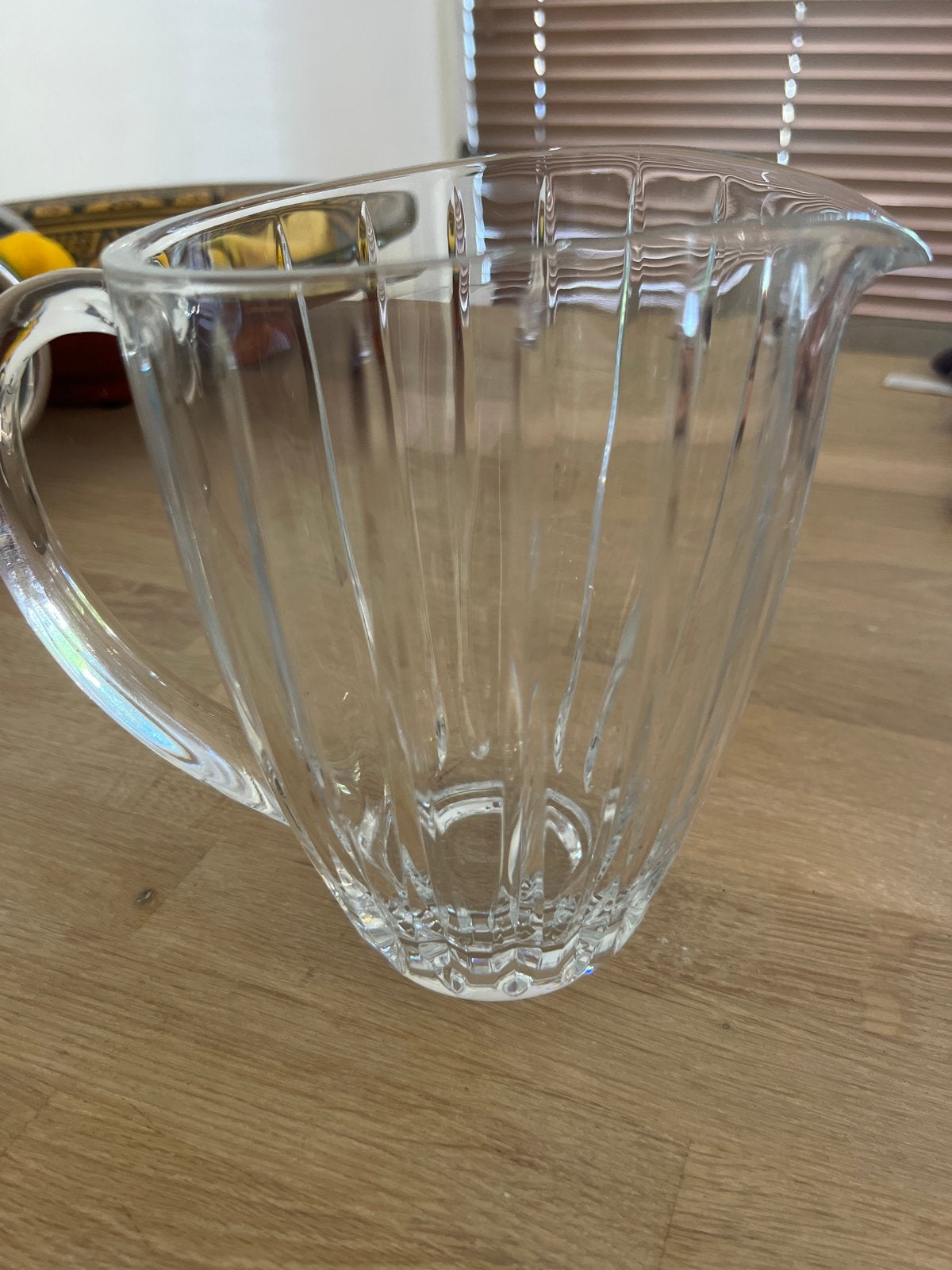 Prachtige Wedgewood glazen kan, Ophalen, Zo goed als nieuw, Glas, Overige stijlen