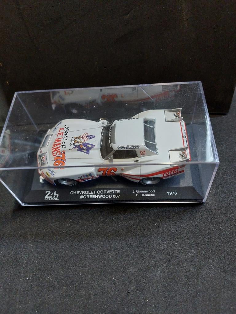 Chevrolet Corvette #Greenwood 007 Le Mans 1976 modelauto, Overige merken, 1:50 of kleiner, Auto, Ophalen of Verzenden