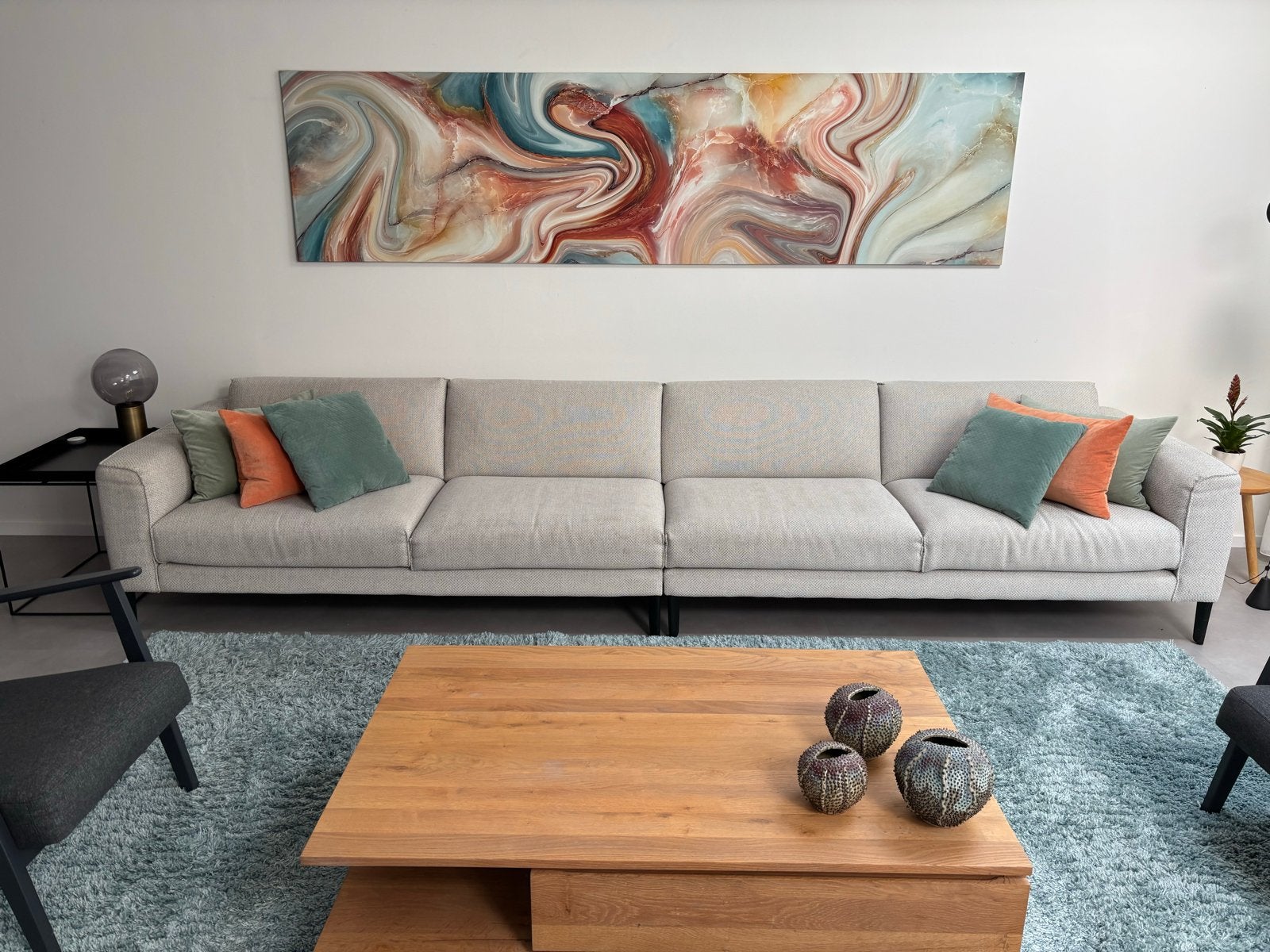 Montel bank 375cm - Ruime en comfortabele bank, Huis en Inrichting, Banken | Bankstellen, Ophalen, Gebruikt, 300 cm of meer, 75 tot 100 cm