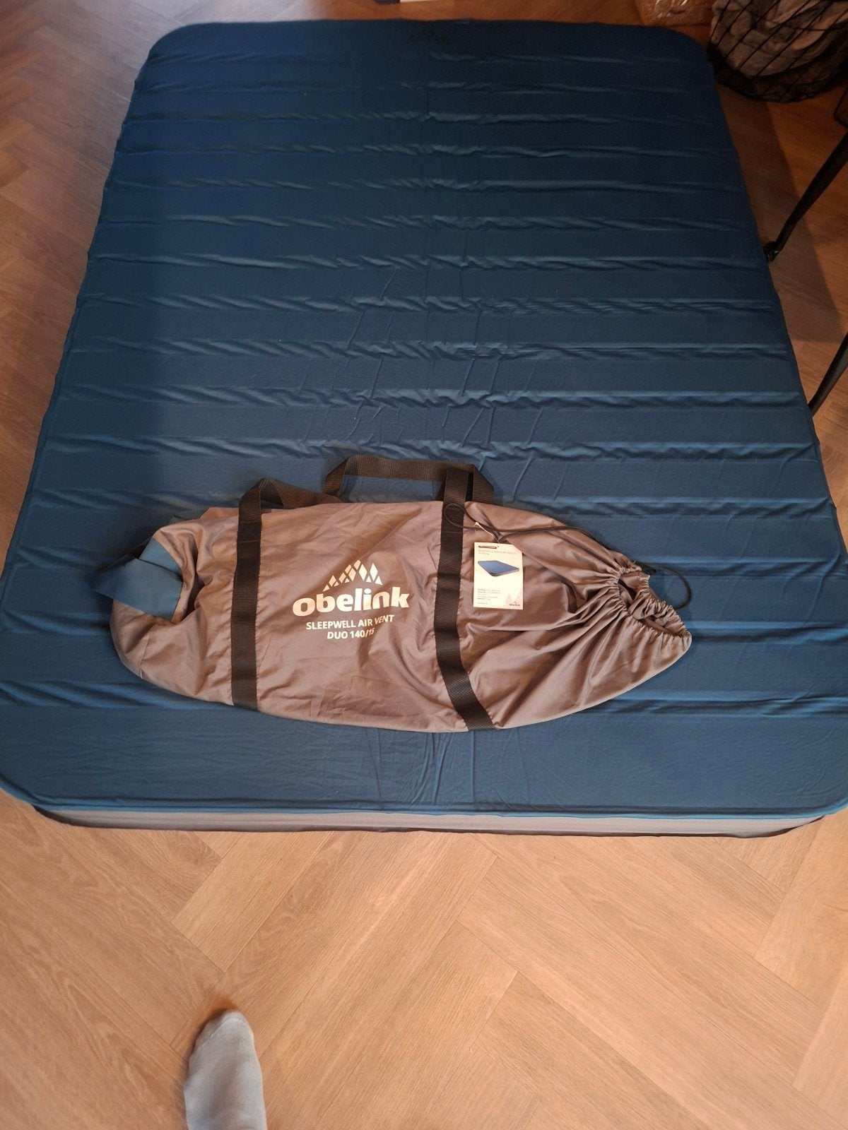 Sleepwell Air Vent Duo 15 Zelfopblaasbaar Matras, Caravans en Kamperen, Ophalen, Zo goed als nieuw, 2-persoons