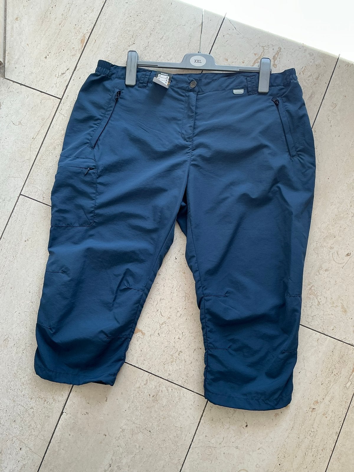 Nieuwe Regatta 3/4 Wandelbroek Dames - Maat 46 Denim Blauw, Blauw, Maat 46/48 (XL) of groter, Nieuw, Ophalen of Verzenden