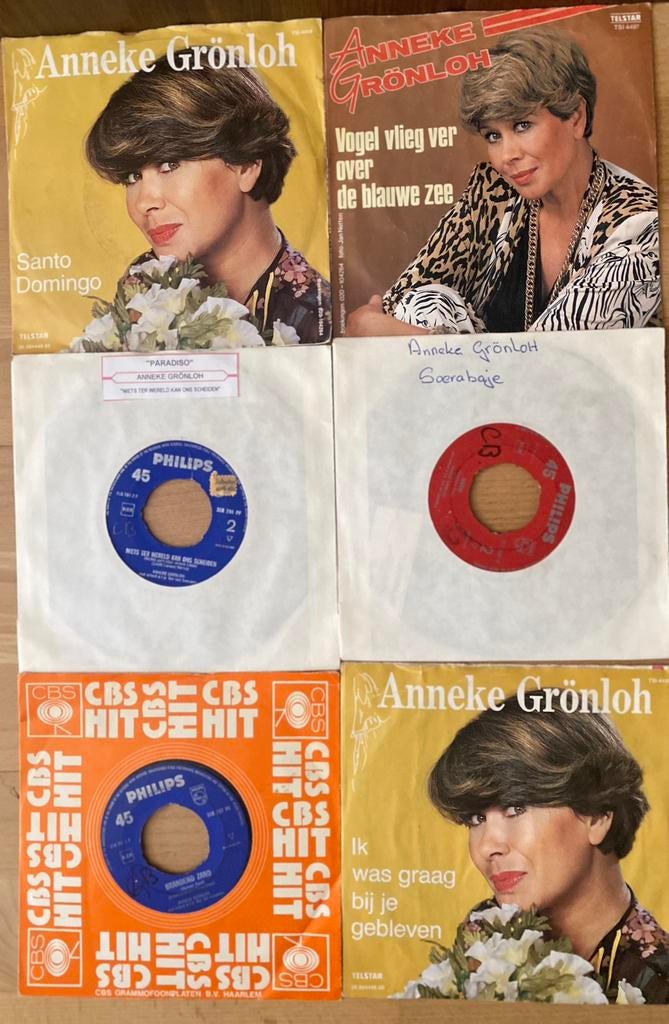 ANNEKE GRÖNLOH. 6. X, Cd's en Dvd's, Vinyl | Nederlandstalig, Gebruikt, 7 inch, Ophalen of Verzenden, 1970 - 1979