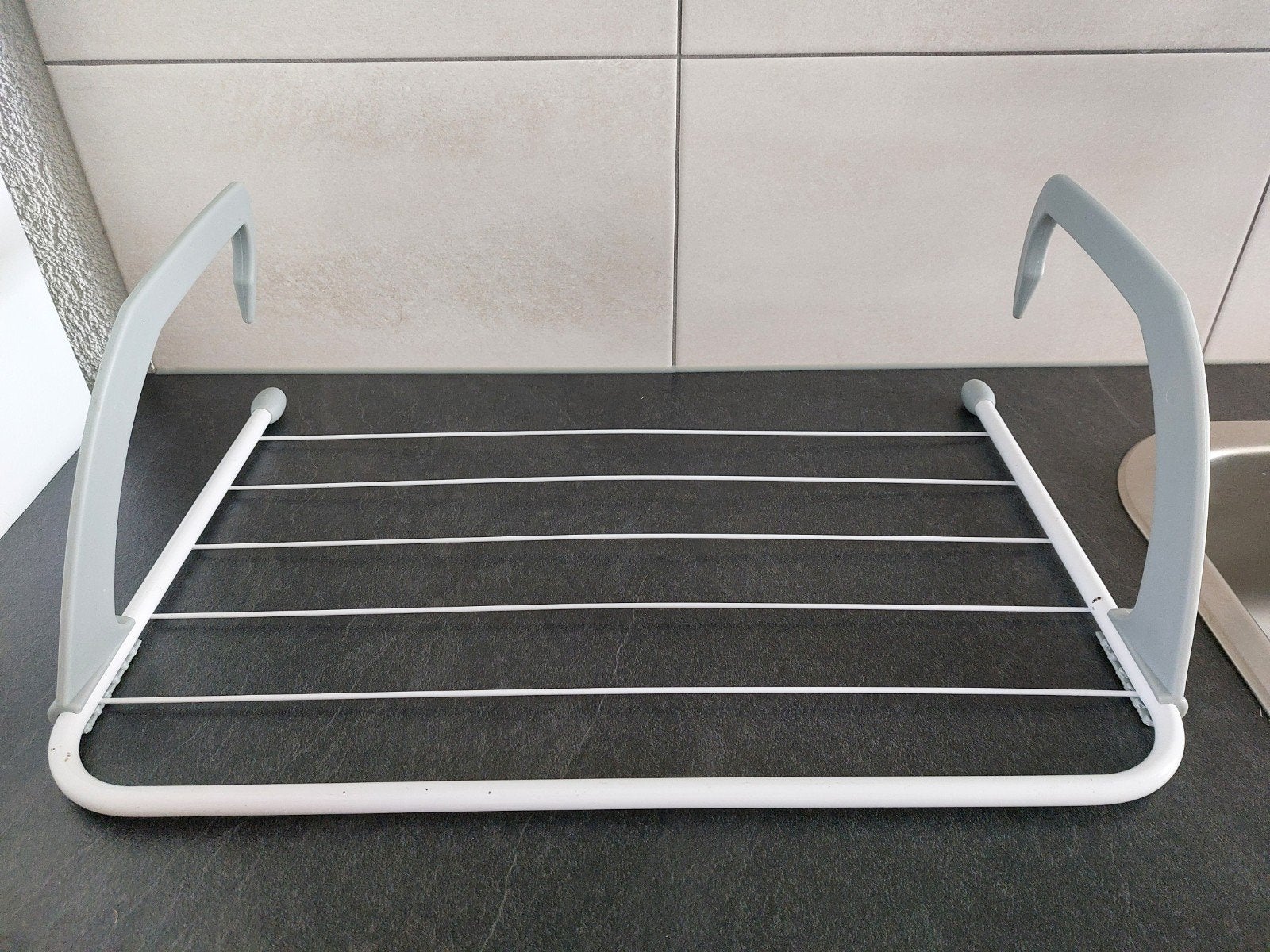Compact droogrek voor balkon of radiator, Ophalen, Zo goed als nieuw