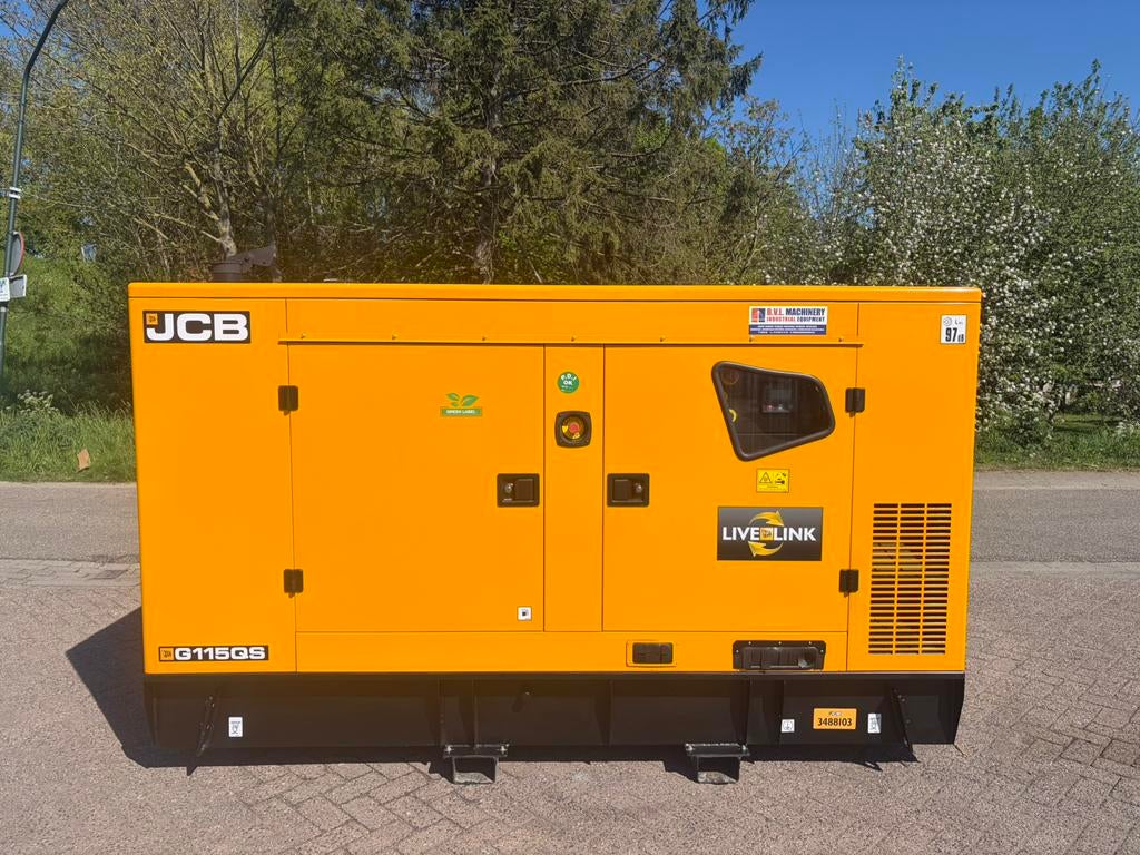 Nieuw JCB G115QS 115 kVA aggregaat generatorset, Doe-het-zelf en Verbouw, Aggregaten, Ophalen of Verzenden, Zo goed als nieuw