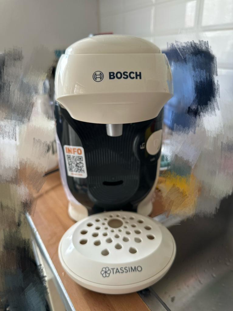 Bosch Tassimo Happy Koffiezetapparaat, Witgoed en Apparatuur, Koffiezetapparaten, 1 kopje, Verzenden, Zo goed als nieuw, Koffiemachine