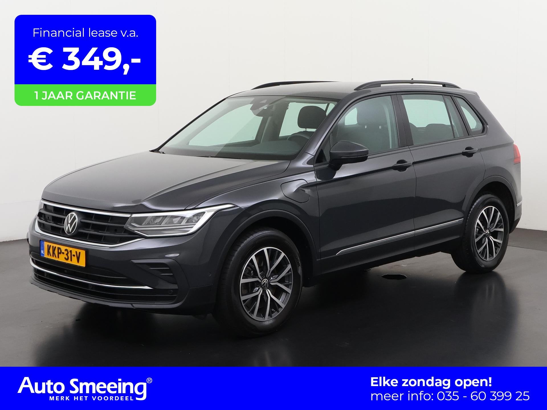 Volkswagen Tiguan 1.4 TSI eHybrid Life | Trekhaak | Stoel &, Stof, 4 cilinders, Automatische klimaatregeling, Plug-in hybride