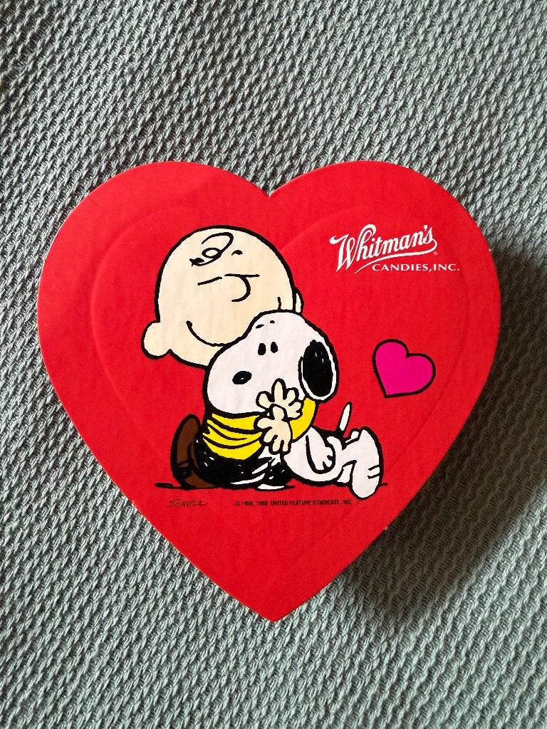 Hartjes doosje papier Snoopy Charlie Brown, Ophalen of Verzenden, Snoopy, Zo goed als nieuw, Gebruiksvoorwerp