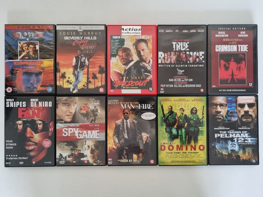 11x Tony Scott, Vanaf 16 jaar, Ophalen of Verzenden, Zo goed als nieuw, Overige gebieden