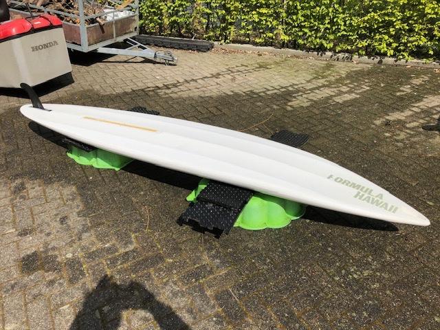 Surfplank met groot-/stormzeilen, Ophalen, Gebruikt, 300 cm of meer, Met vin(nen)